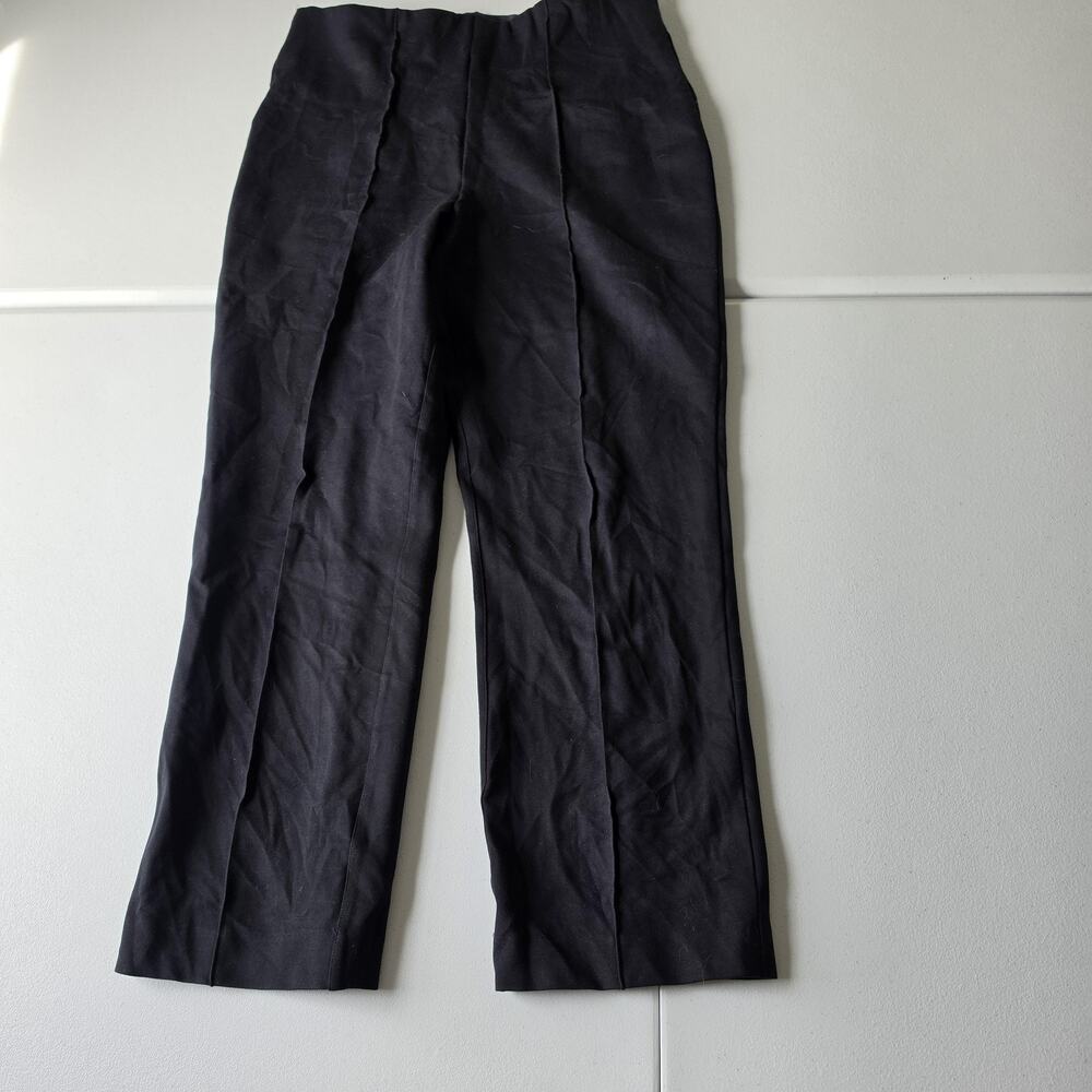 Spanx Pants Womens XL Black Ponte Straight Leg Pull On Shaping Dress Work Office
